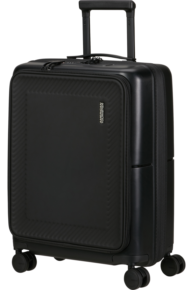 American Tourister Dashpop Spinner 55/20 Exp Frontloader - True Black
