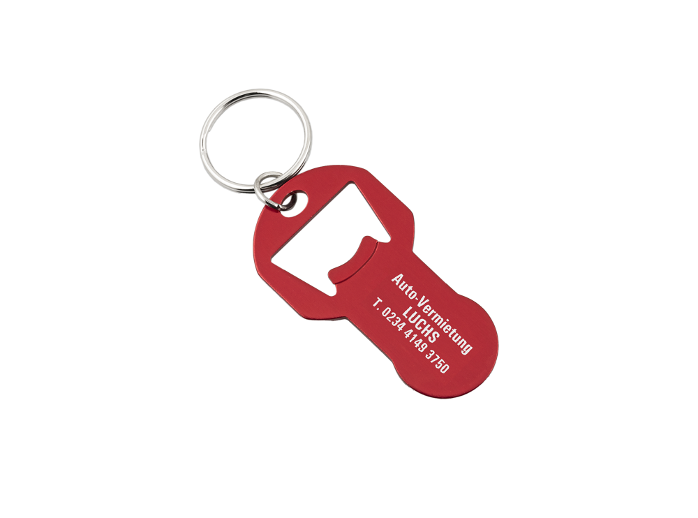 Boodschappensleutelhanger MELO - Rood