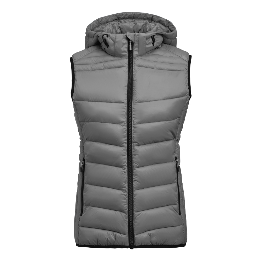 Base  Bodywarmer Dames - Staalgrijs