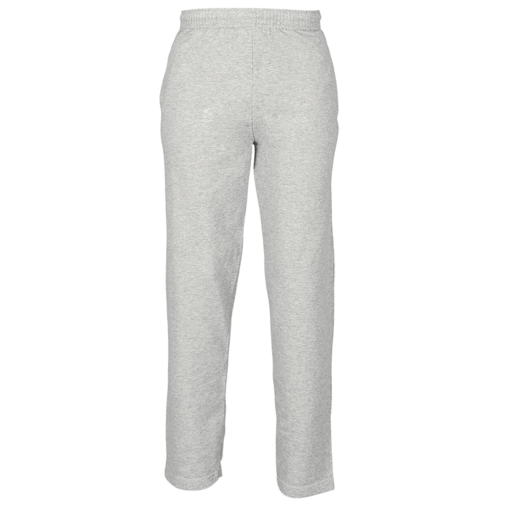 640380 - Lichtgewicht joggingbroek met open zoom - gemêleerd grijs