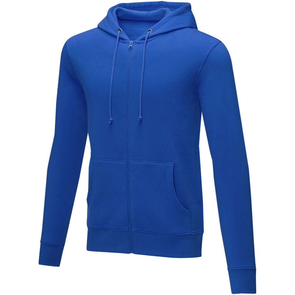 Charon heren hoodie met ritssluiting - Blauw
