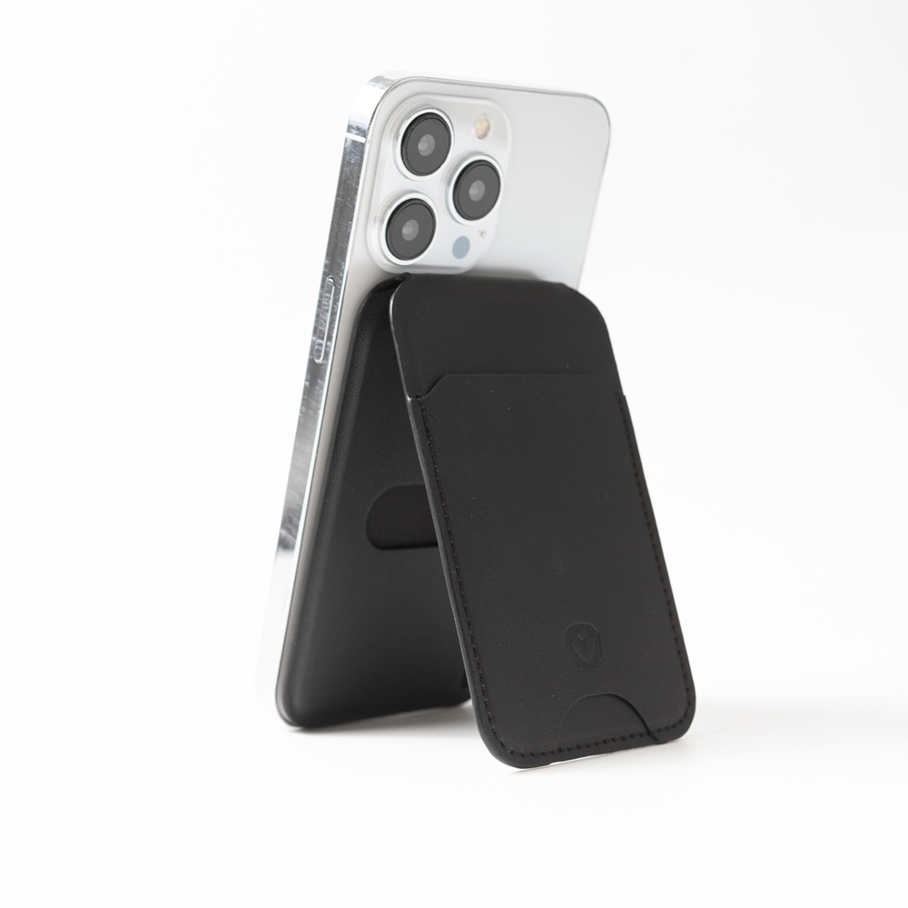 Card Wallet Stand Magsafe Black