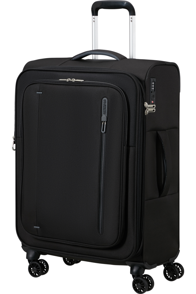 American Tourister Cloudrider Spinner M EXP. - Jet Black