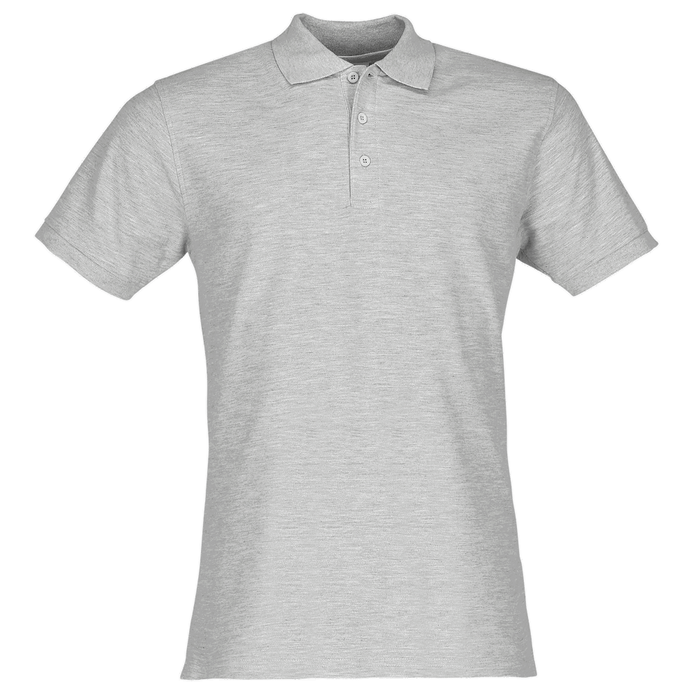 632180 - Premium polo - gemêleerd grijs