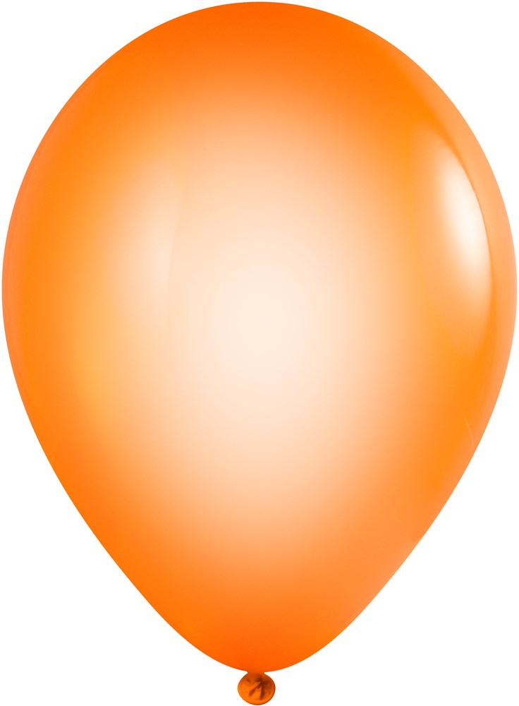 Ballonnen bedrukt 85/95 cm - Ø 33 cm - 11 inch - Oranje Kristal (3320) (± PMS 1495)