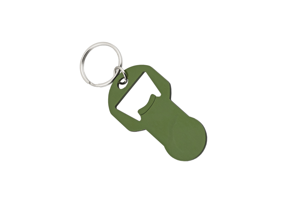 Boodschappensleutelhanger MELO - Olijfgroen