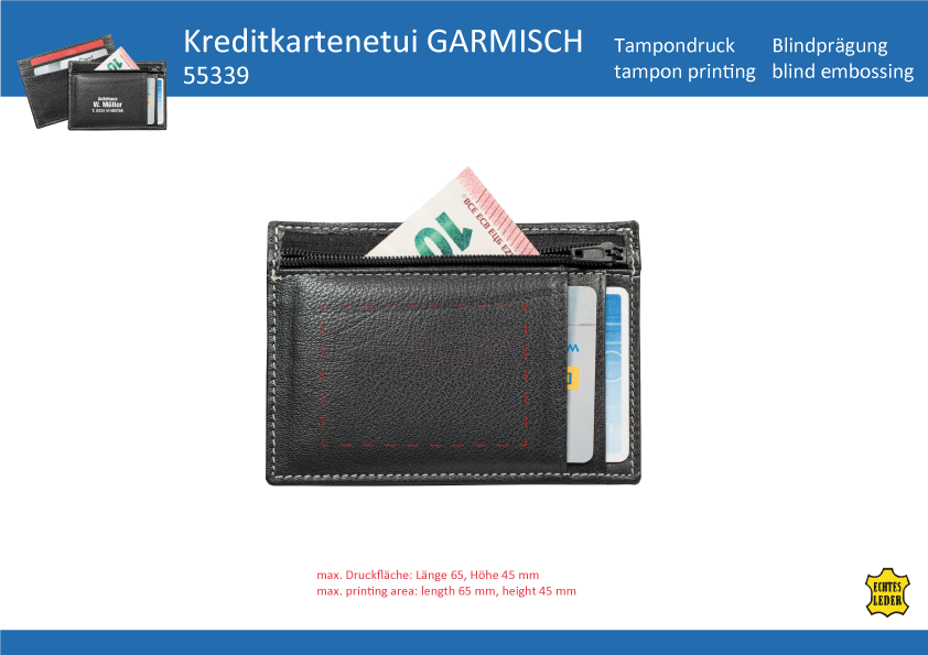 Creditcardhouder GARMISCH