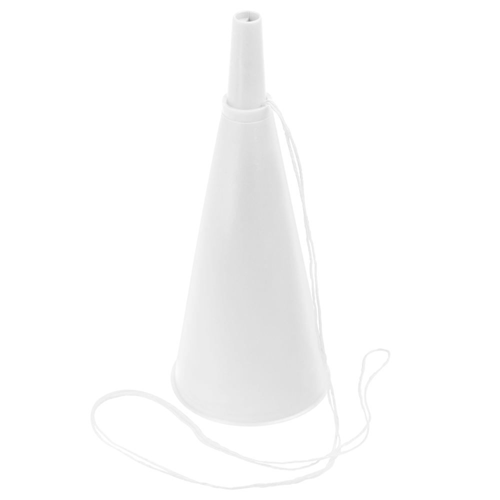 Fan trompet - Wit/Wit