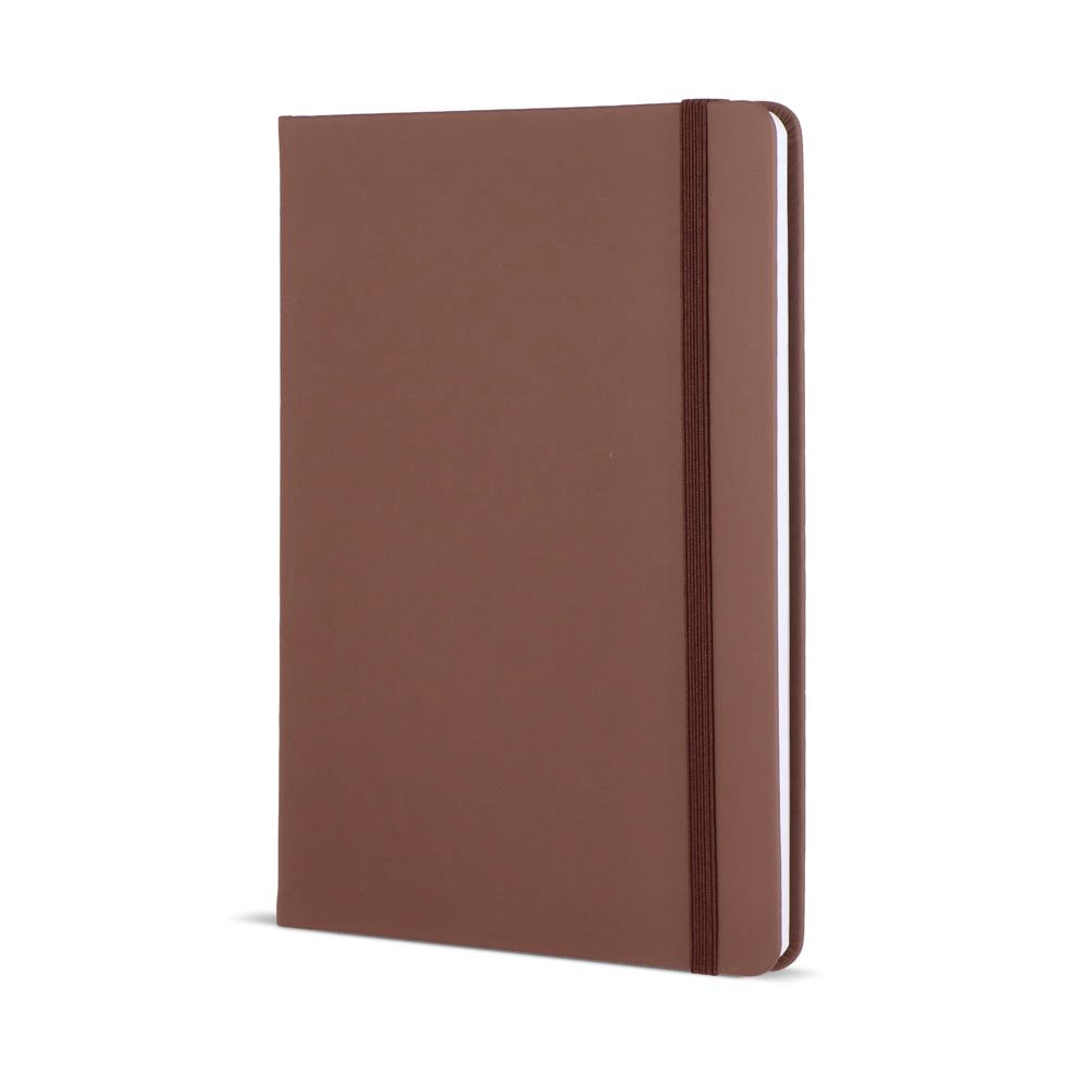 A5-notitieboek van PU - donker bruin