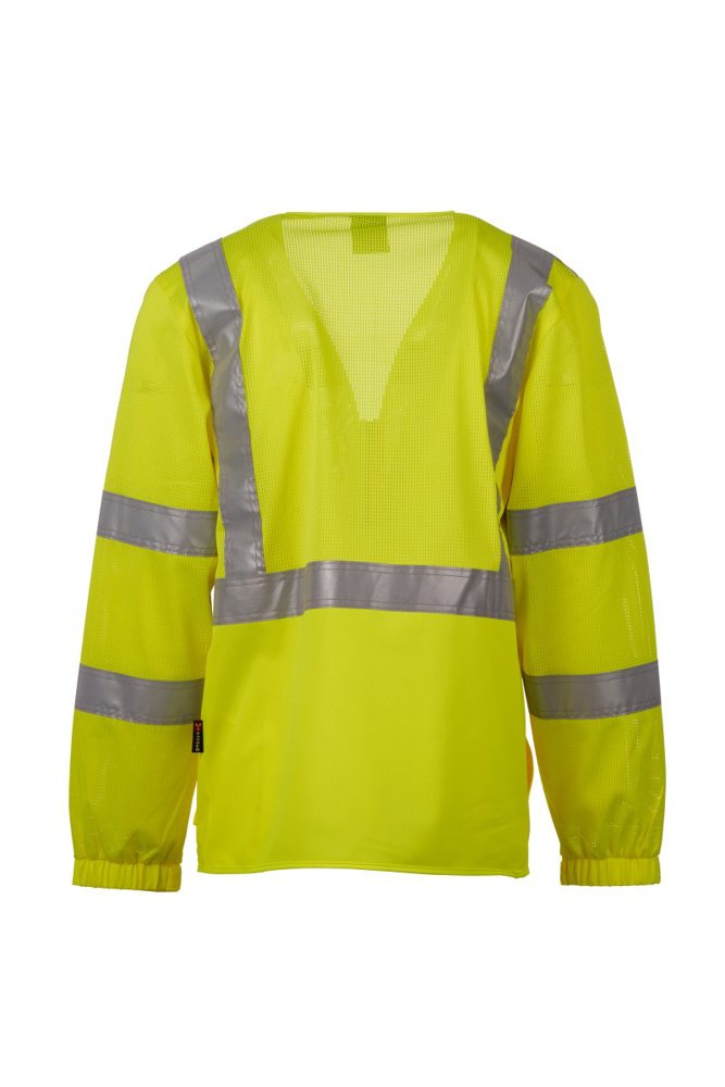 Long Exo Mesh fluorescent yellow S