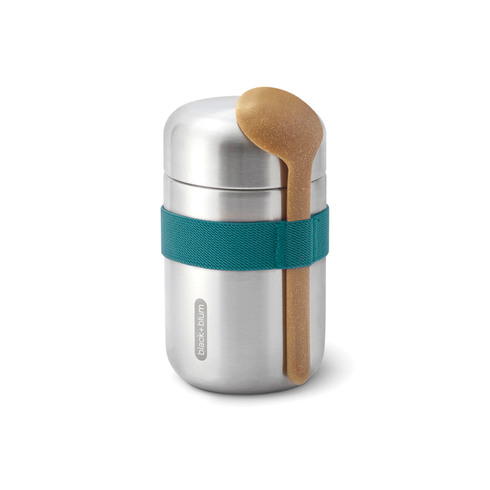 Black+Blum Voedsel container 400 ml - turquoise (± PMS 315U)