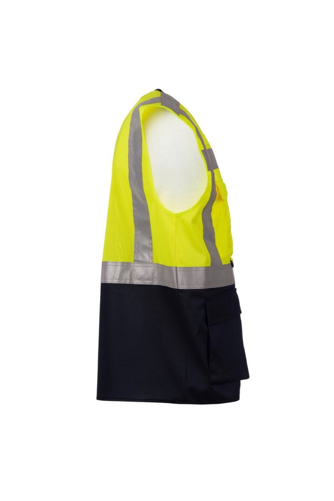 Extrovert Mesh fluorescent yellow/navy blue L