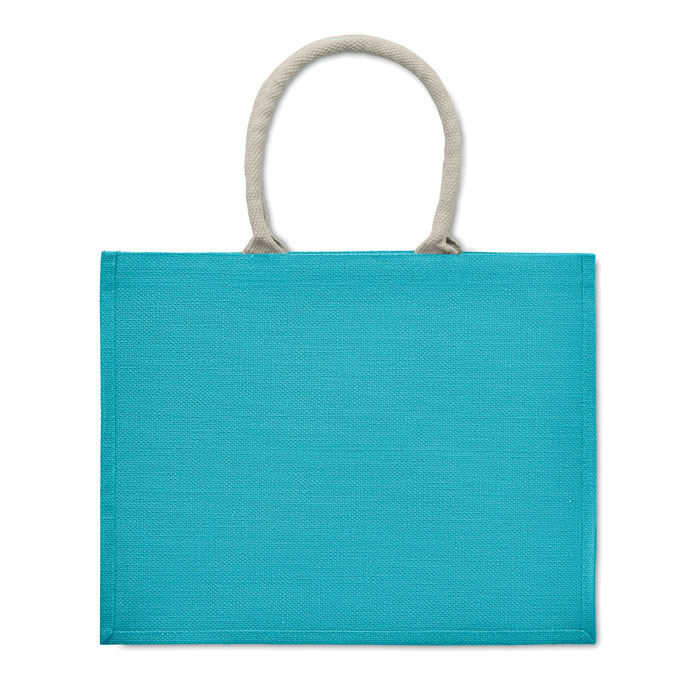 AURA - Jute tas met katoenen hengsels