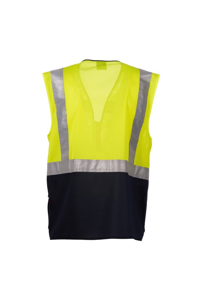 Extrovert Mesh fluorescent yellow/navy blue L