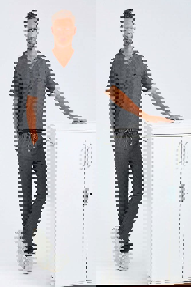 NN200 - Stretch tuniek met korte mouwen voor heren