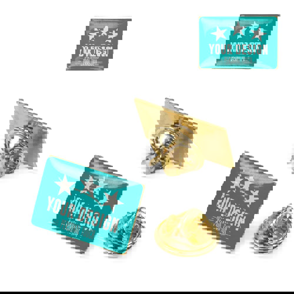 Badge metalen pin 19x13mm