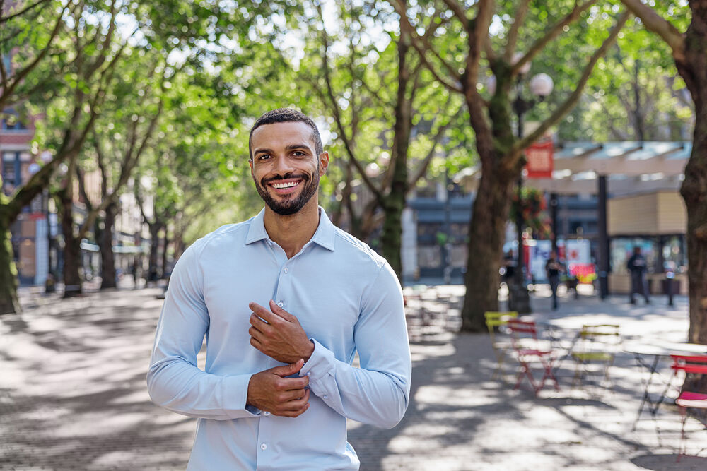 Cutter & Buck - Advantage Shirt Heren Wit 4XL