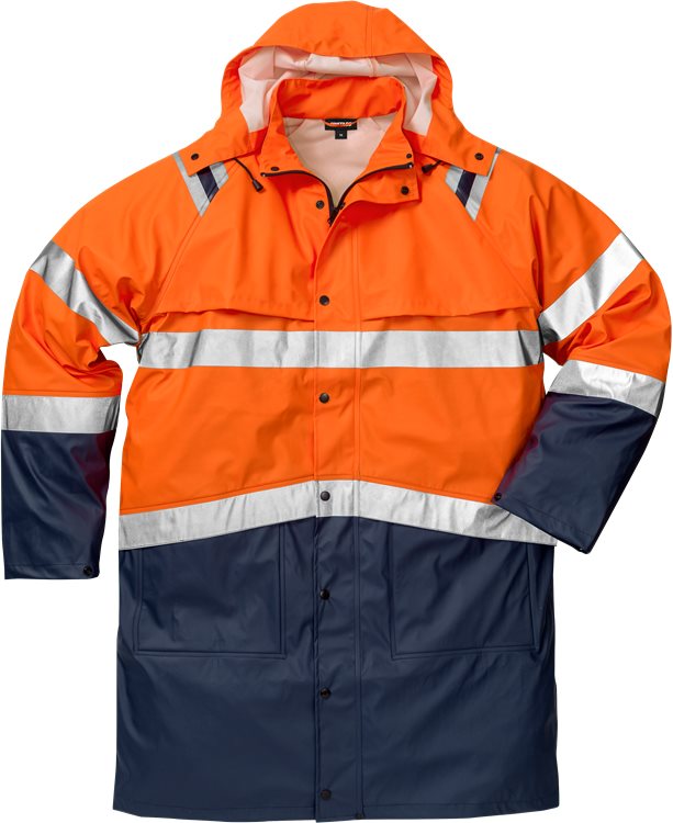 High vis regenjack klasse 3 4634 RS - Hi-Vis oranje/marineblauw