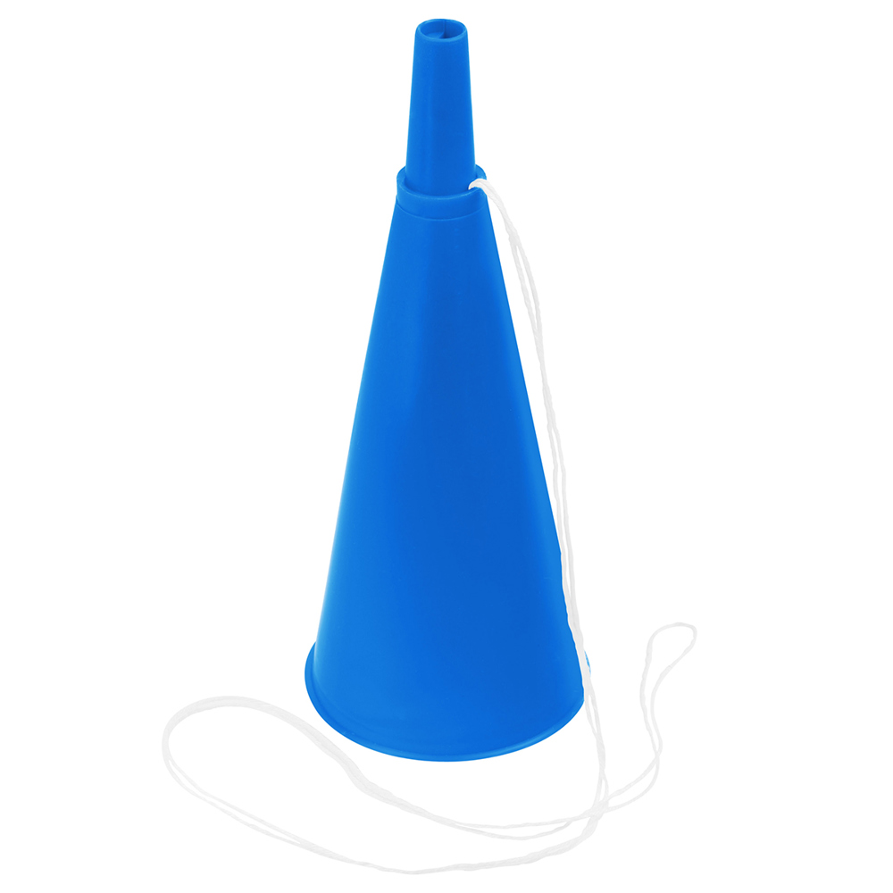 Fan trompet - blauw/blauw