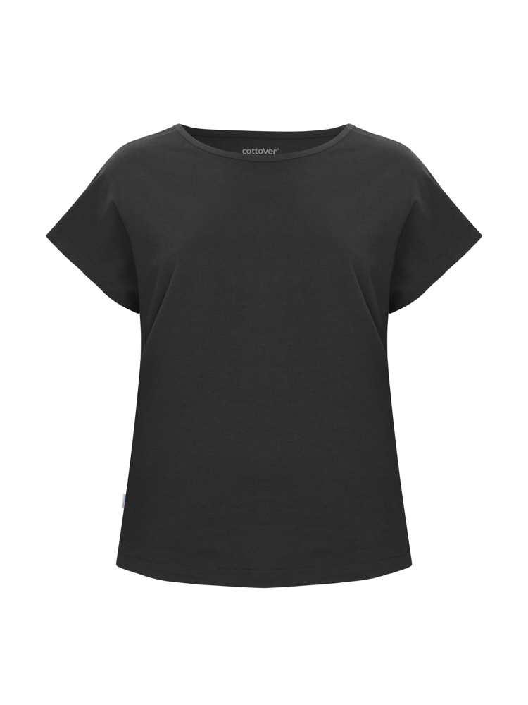 Top DAMES (GOTS) - Zwart