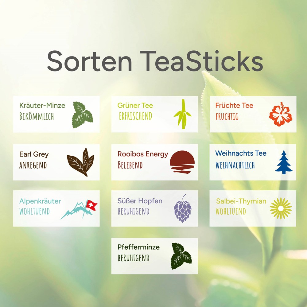 Bio TeaStick - Alpenkruiden - Individueel Design