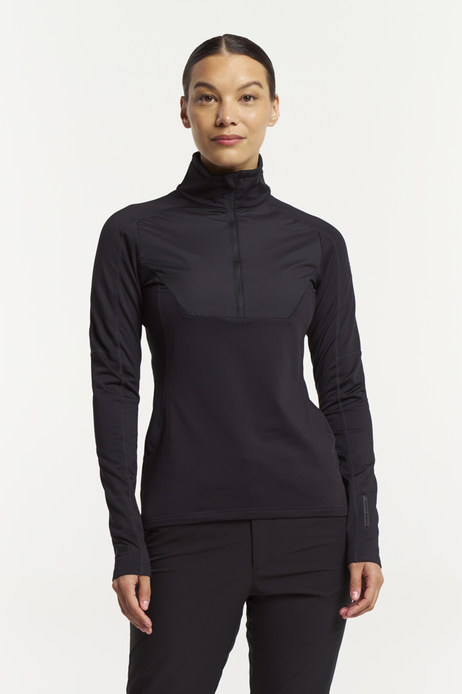 TXlite Windblock Halfzip Women - Zwart