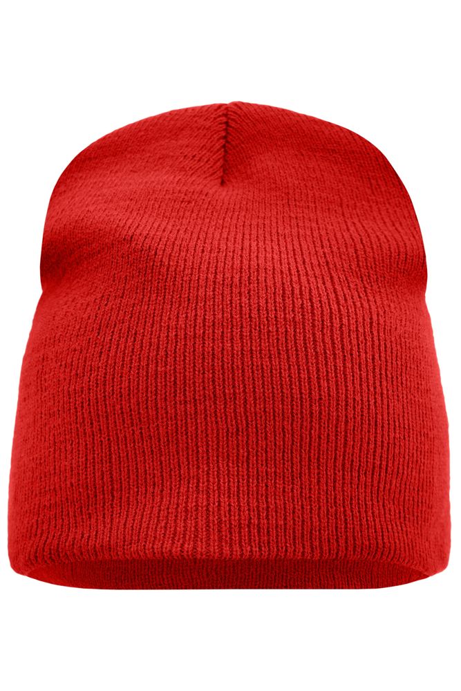 Beanie No.1 - Rood (ca. Pantone 1788C)