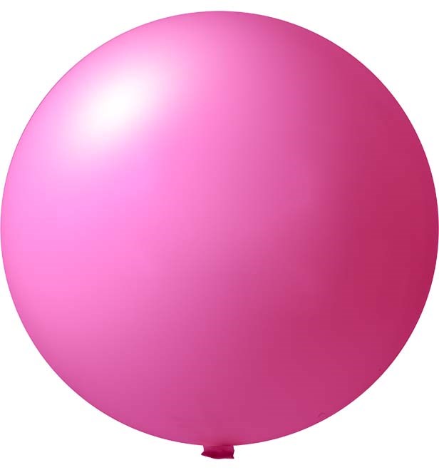 Giant balloons printed 350 cm Ø 120 cm - Magenta (4440) Pastel (± PMS 213)