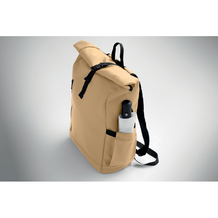 BANGKOK ROLL - Rolltop laptop rugzak 600D