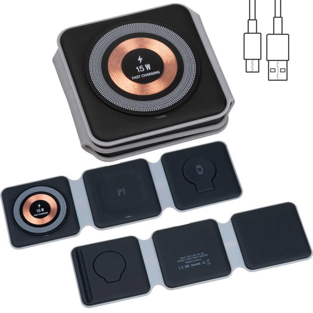 3 in 1 draadloze oplader