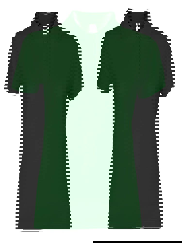 BS Evolution Dames Polo, 180gr/m2, 100% katoen - Flessengroen (PMS 2411C)