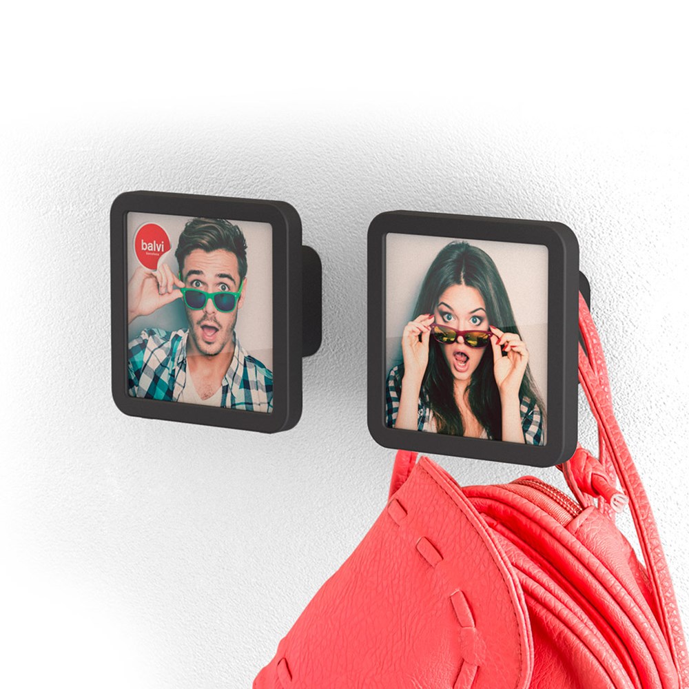 Balvi -  Kapstok,Klick,x2,grijs,ABS