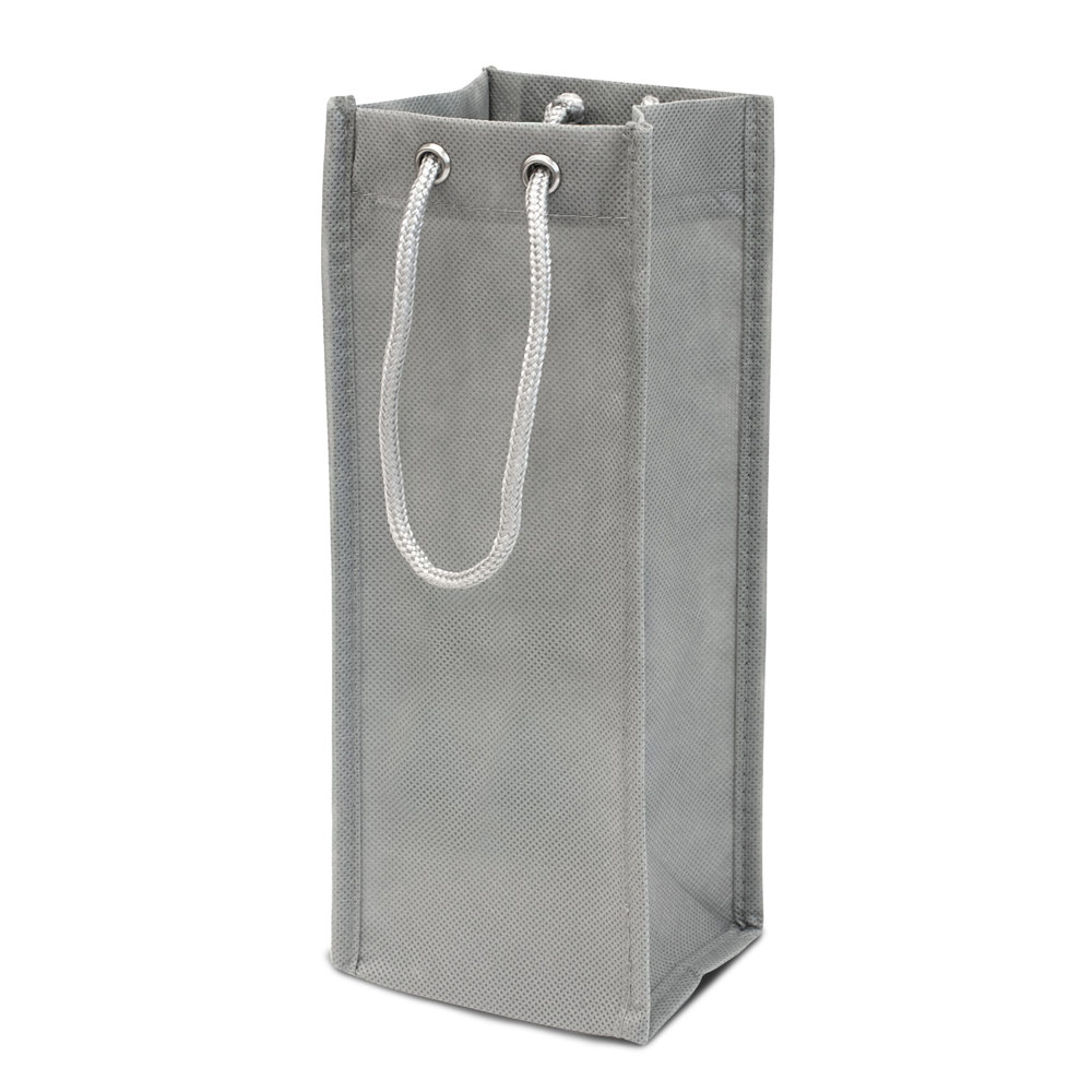 FLORENZ – Flesentas met zilveren koordhandvatten - Grijs