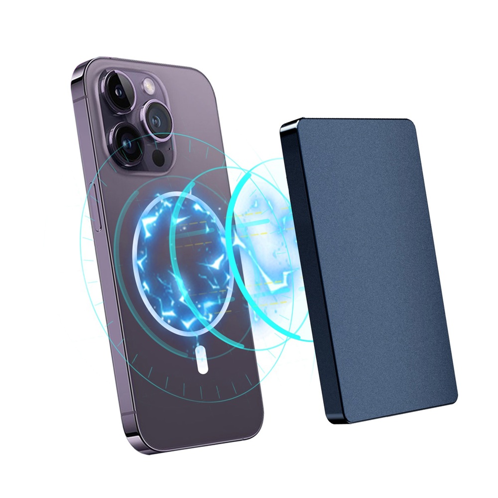 Cardprotector Aluminium Magsafe Blue Titanium