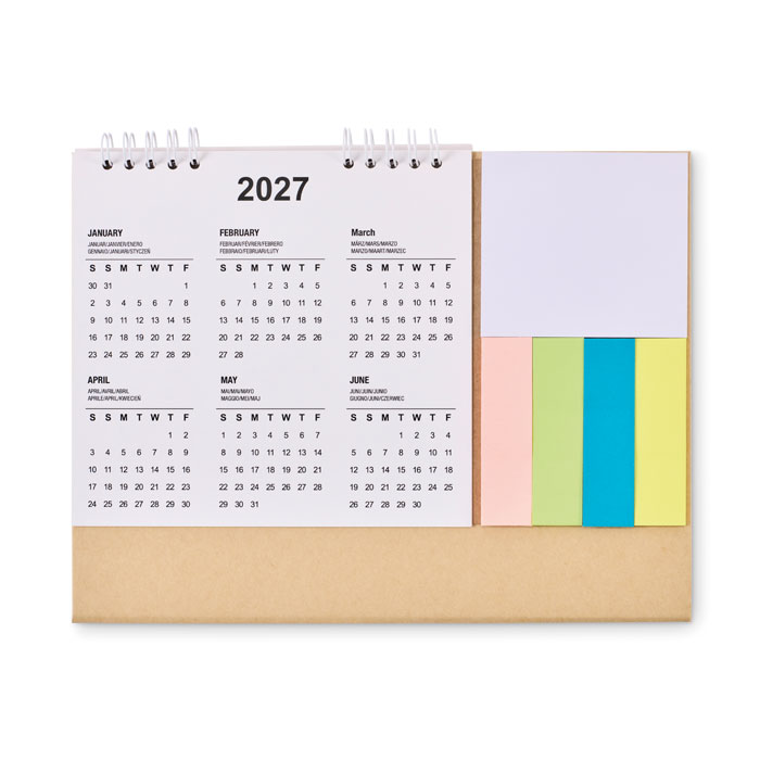 CALENDOO - Bureaukalender met memoblok