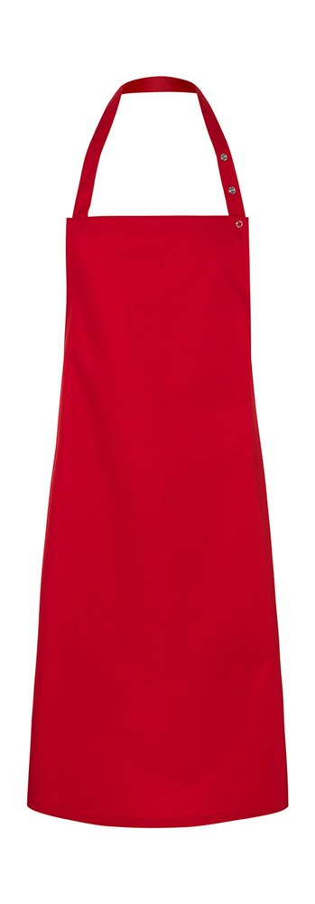 Bib Apron Press Stud - Red