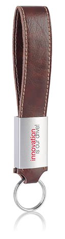 CHAIN USB LEATHER - White