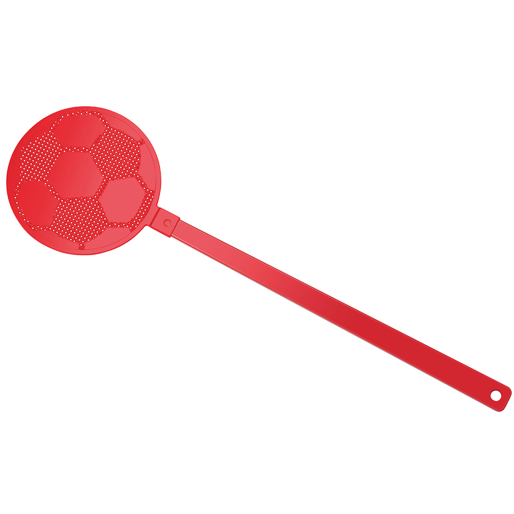 Fly swatter "soccer" - red/red