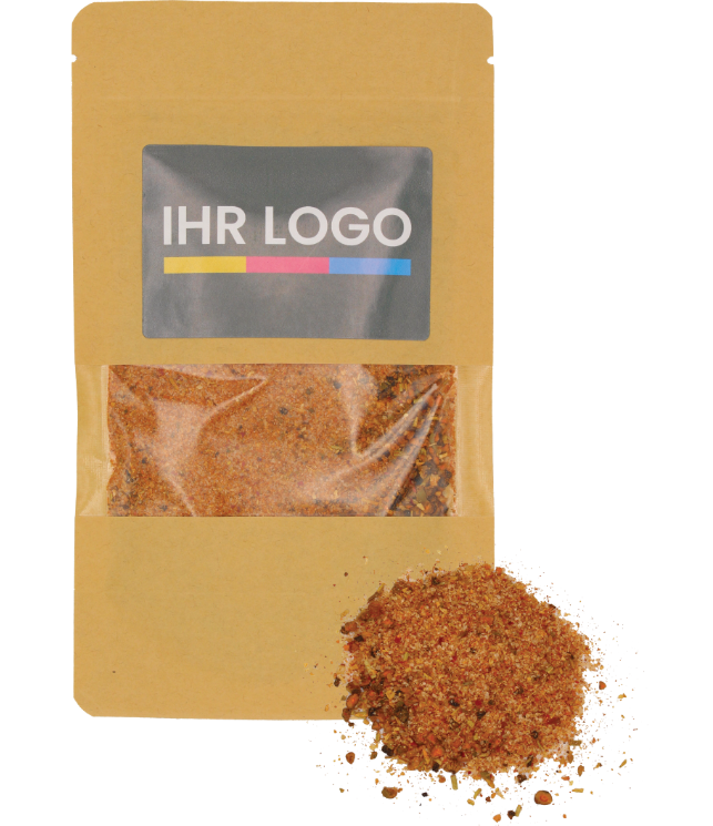Barbecuekruiden verpakt in doypackzak groot naturel