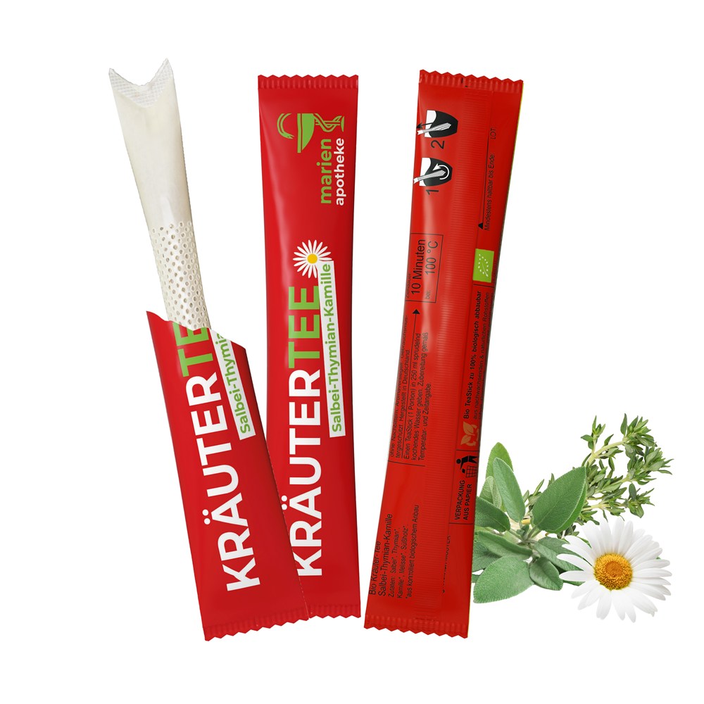 Bio TeaStick - Kruiden Salie-Tijm - Individueel Design