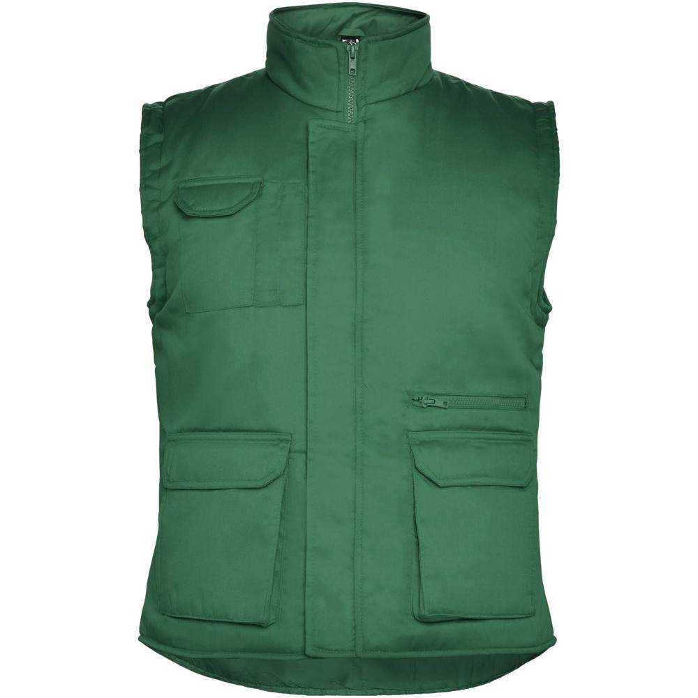 Almanzor multifunctionele werkbodywarmer met hoge kraag - flessengroen