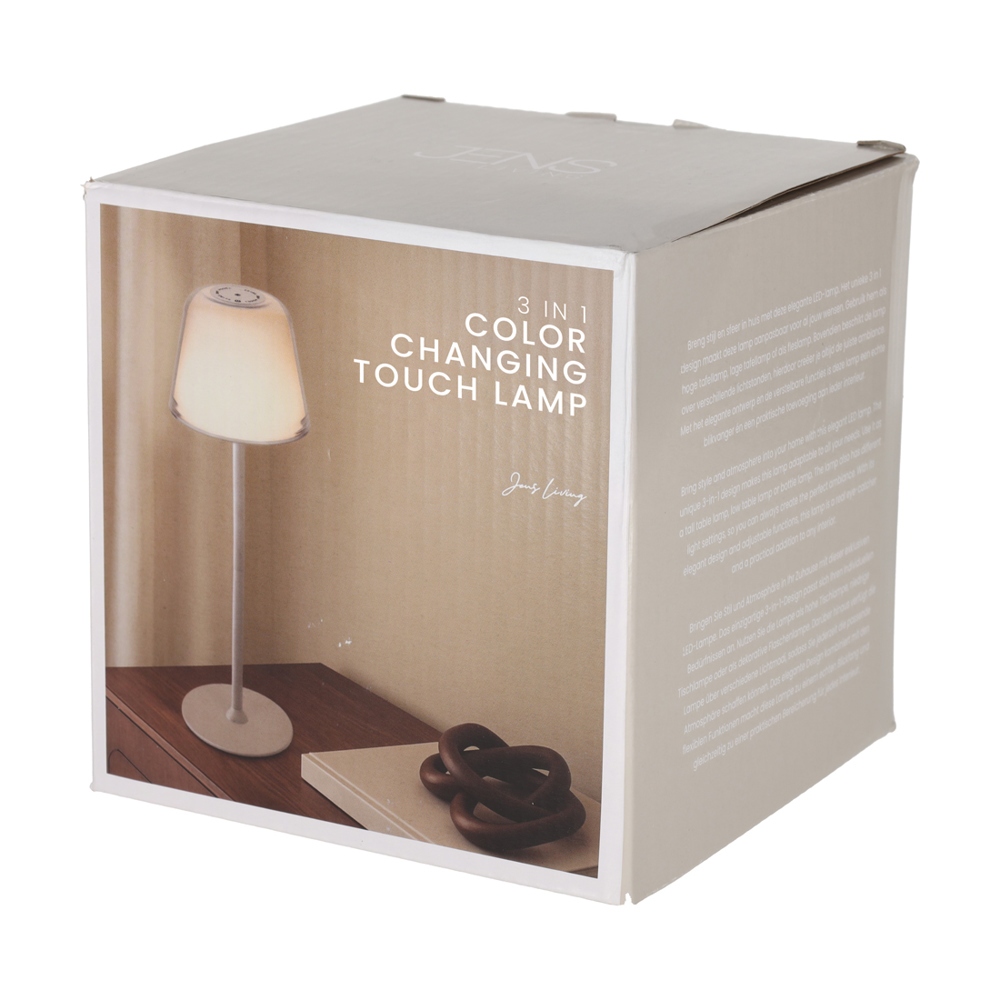 JENS Living 3-in-1 LED Touch Lamp Met Kleurmodus