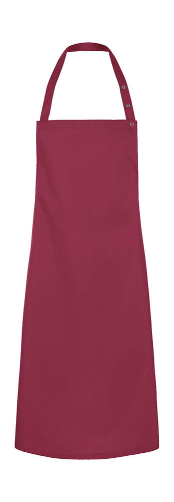 Bib Apron Press Stud - Dark Red