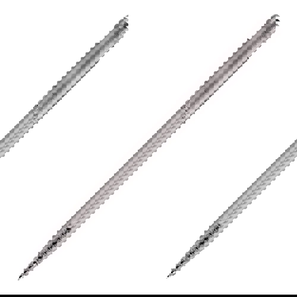 Balpen Pier Clear transparant - Transparant / Donker Grijs