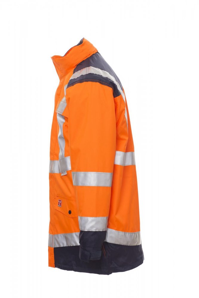 Hisafe fluorescent orange/navy blue S