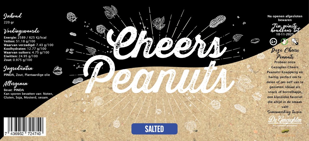 Cheers Peanuts Salted 220gram