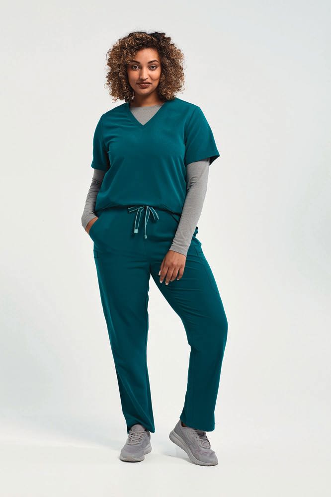 NN310 - Stretch tuniek met korte mouwen voor dames