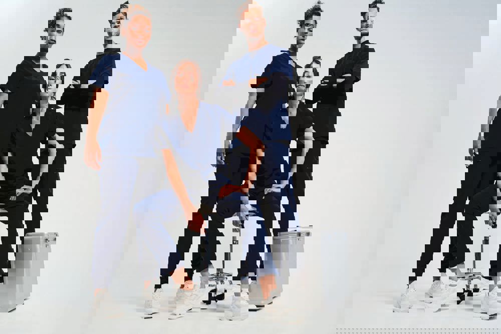 NN310 - Stretch tuniek met korte mouwen voor dames