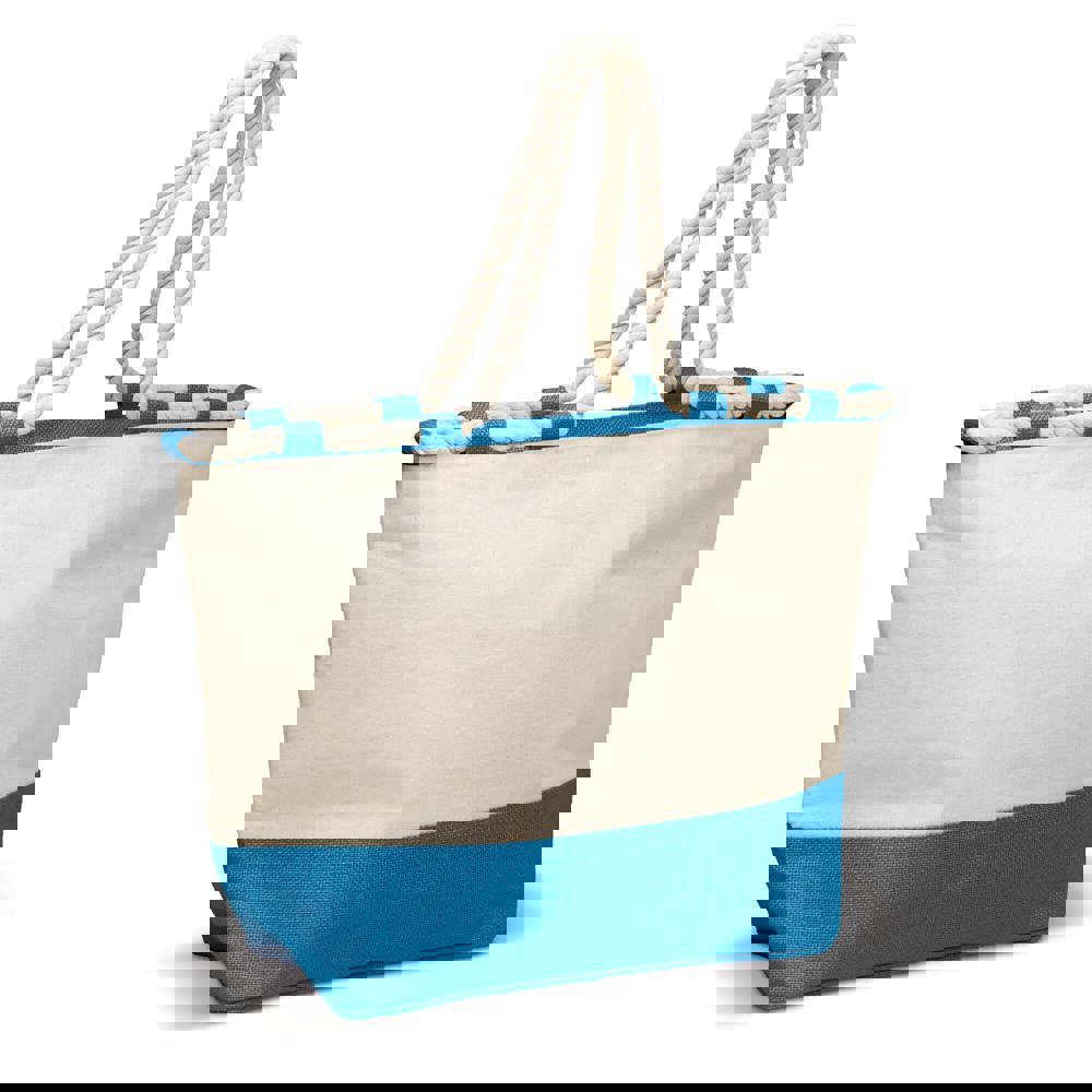 Draagtas canvas 380g/m² - Lichtblauw