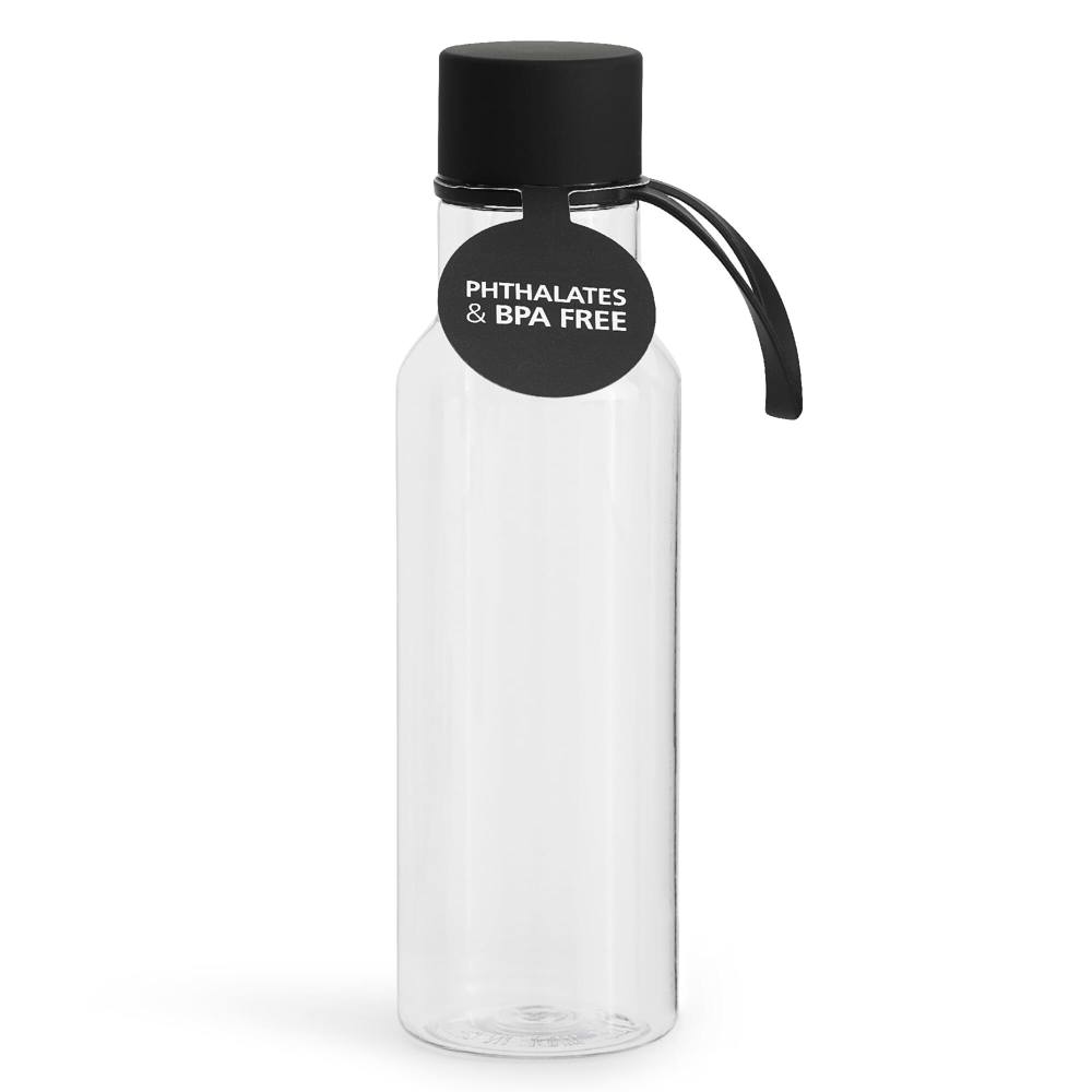 Sagaform Water Bottle 600ml - White/transparent